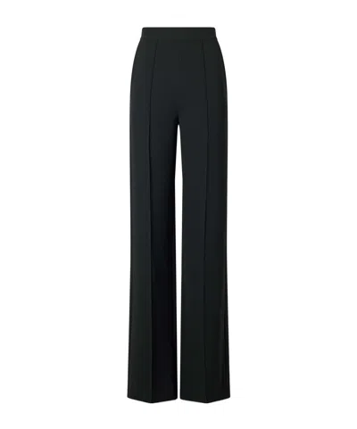 Maticevski Afterword Pleated Cady Straight-leg Pants In Blue