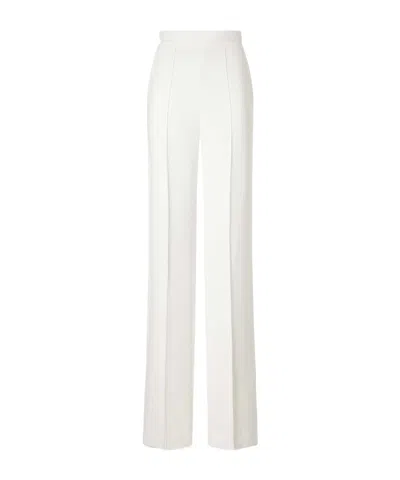 Maticevski Afterword Pleated Cady Straight-leg Pants In Animal Print