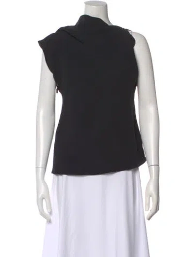 Pre-owned Maticevski Asymmetrical Sleeveless Top In Green