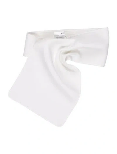 Pre-owned Maticevski Asymmetrical Sleeveless Top In White