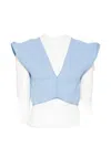 Maticevski Bonded Combat Top In Blue