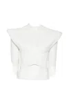 Maticevski Bonded Combat Top In White