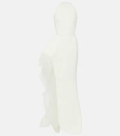 Maticevski Bridal Epitome Crêpe Gown In White