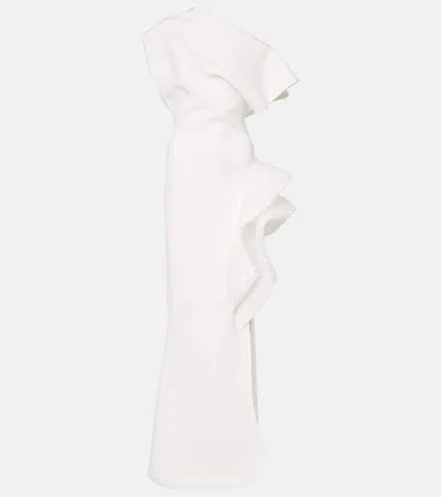 Maticevski Bridal Wishing Gathered Gown In White