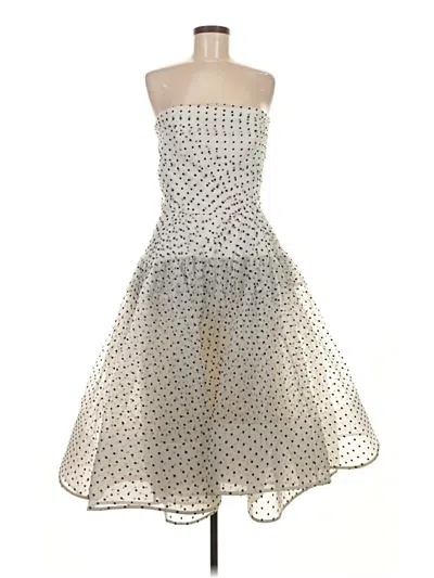Pre-owned Maticevski Cocktail Dress In Silver