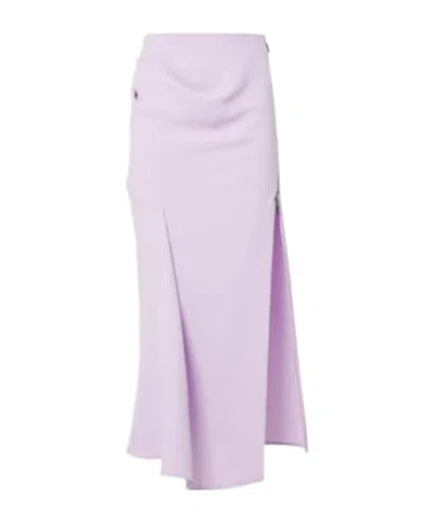 Maticevski Confidant Midi Skirt In Purple