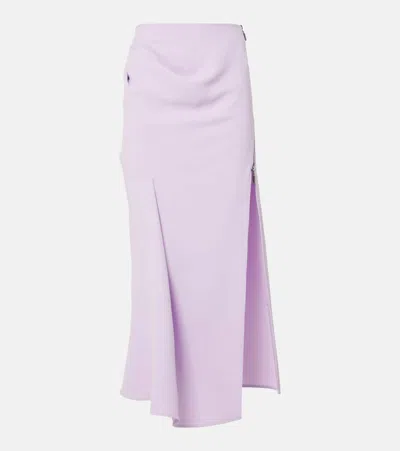 Maticevski Confidant Midi Skirt In Uv