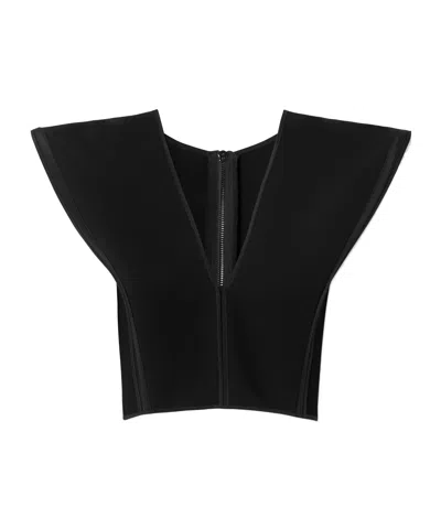 Maticevski Deep V-neck Top In Black