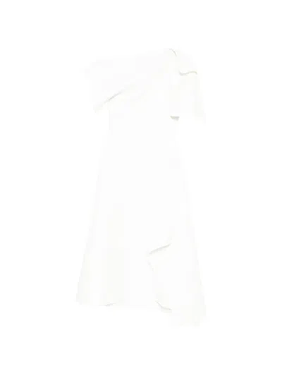 Maticevski Diadem Midi Dress In Metallic