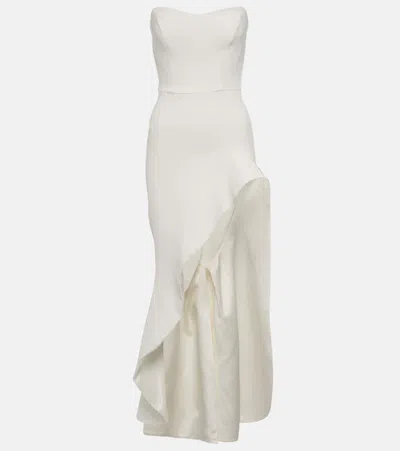 Maticevski Divergence Ruffle-trimmed Gown In White