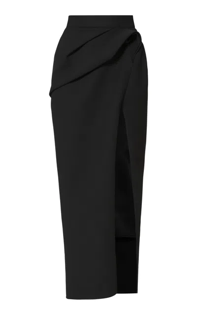 Maticevski Encounter Pencil Midi Skirt In Black