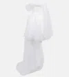 Maticevski Evermore Strapless Tulle Minidress In White