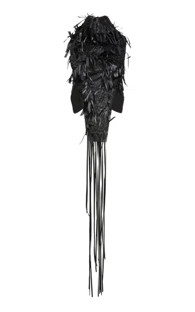 Maticevski Excel Silk Top In Black