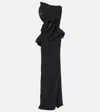 Maticevski Fateful Ruffled Gown In Black
