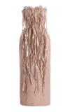 Maticevski Flame Column Gown In Pink