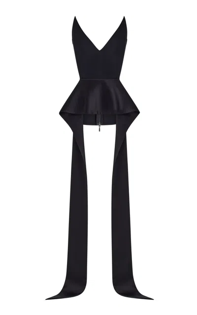 Maticevski Frame Silk-blend Peplum Top
