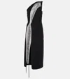 Maticevski Sacrifice Fringed Midi Dress In Black