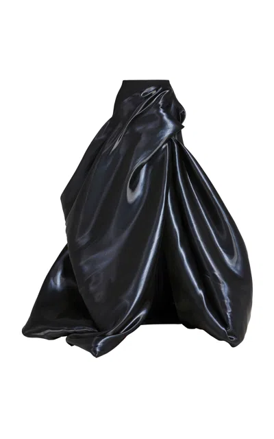 Maticevski Fulfilment Maxi Skirt In Blue