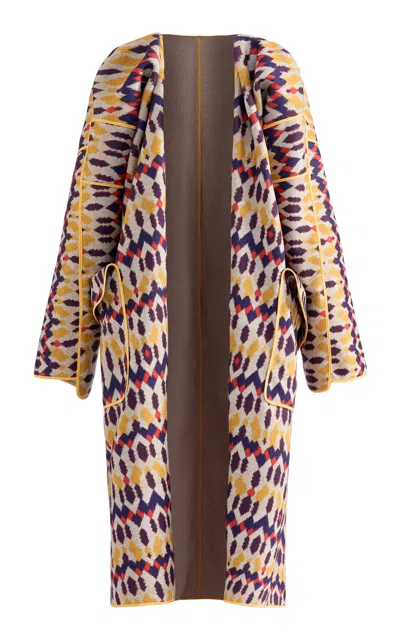Maticevski Gateway Wrap Coat In Print
