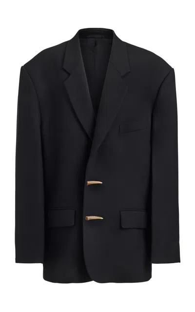 Maticevski Gazette Oversized Suiting Blazer In Black