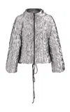 Maticevski Genus Metallic Crepe Jacket