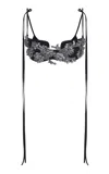 Maticevski Gracie Beaded Bralette Top In Black