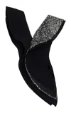 Maticevski Hybrid Wave Sequined Top In Black