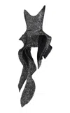 Maticevski Indiscreet Wave Sculptural Sequined Top In Silver