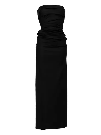 Maticevski Intoxicate Rouched Gown In Black
