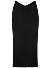 Maticevski Juniper Maxi Pencil Skirt In Schwarz
