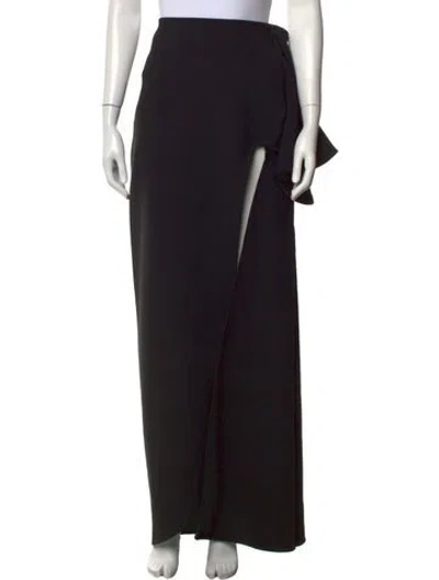 Pre-owned Maticevski Long Skirt In Black