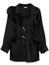 Maticevski Lotus Shirt Dress In Black