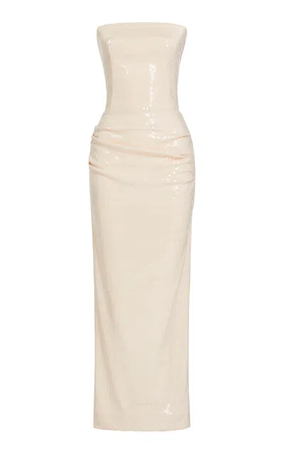 Maticevski Loyalty Midi Dress In White