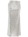 Maticevski Luna Skirt In Silver