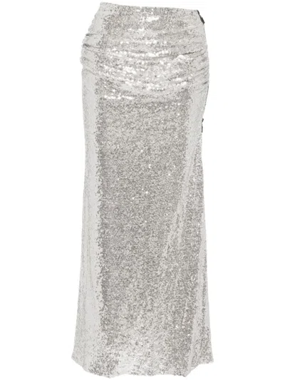 Maticevski Luna Skirt In Silver
