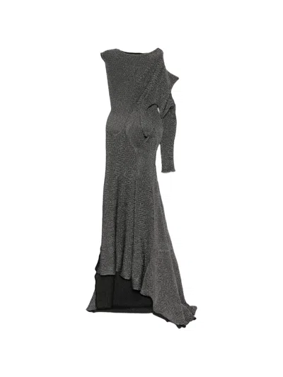 Maticevski Lyra Gown In Gray