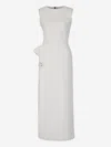 Maticevski Mannerism Midi Dress In White