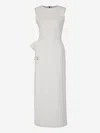 Maticevski Mannerism Midi Dress In White