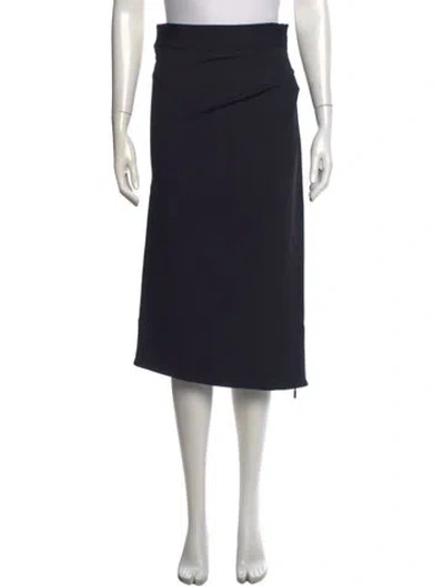 Pre-owned Maticevski Midi Length Skirt In Black
