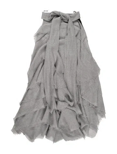 Pre-owned Maticevski Midi Length Skirt In Gray