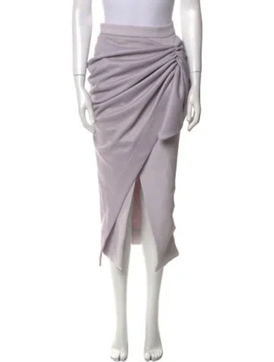 Pre-owned Maticevski Midi Length Skirt In Purple
