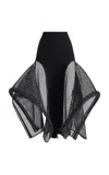 Maticevski Openwork Cotton-blend Insanity Skirt In Black