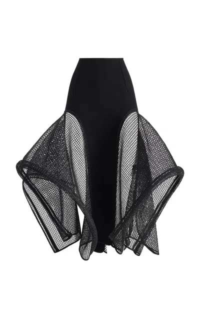 MATICEVSKI OPENWORK COTTON-BLEND INSANITY SKIRT