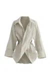 Maticevski Phormium Shirt In Neutral