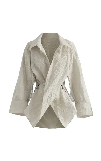 Maticevski Phormium Shirt In Neutral