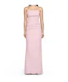 Maticevski Intoxicate Ruched Gown In Pink