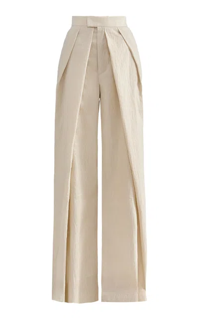 Maticevski Pride Pleat Pant In Neutral