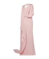 Maticevski Priority Draped Crepe Gown In Pink