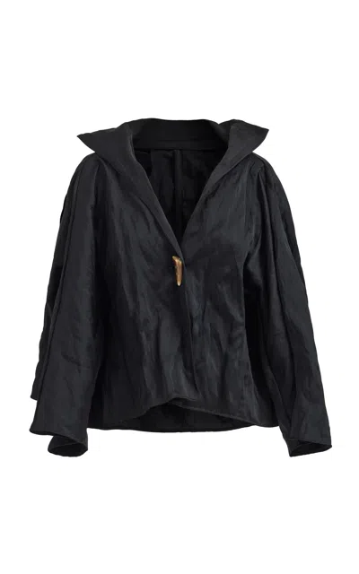 Maticevski Recollection Cotton-blend Jacket In Black