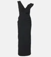 Maticevski Requiem Ruffled Maxi Dress In Black